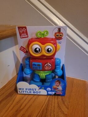 My First Little Bot - Red, Blue & Yellow Interactive Toy